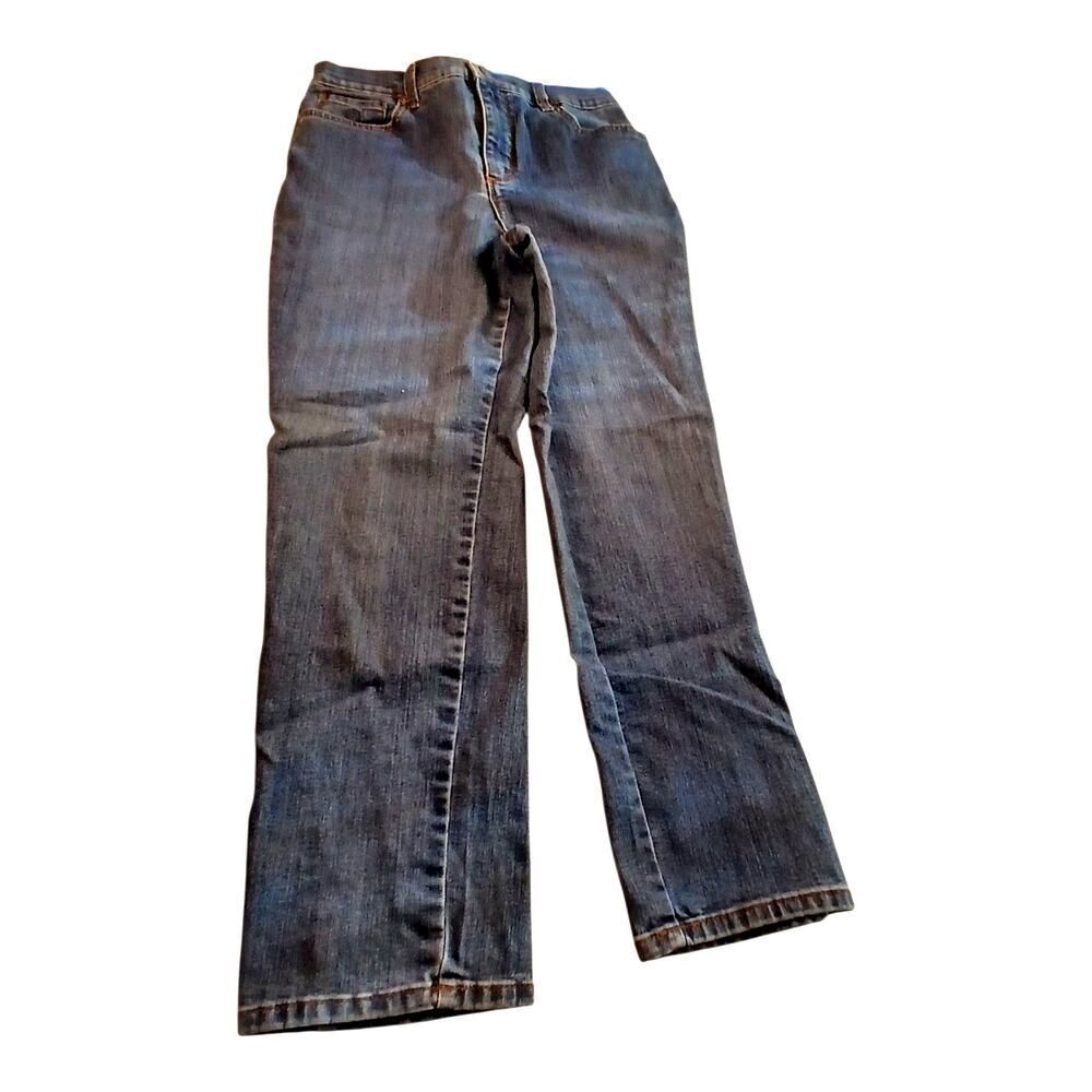 Gloria Vanderbilt 'Amanda' Womens Bootcut Blue Jeans - Size 6 Petite